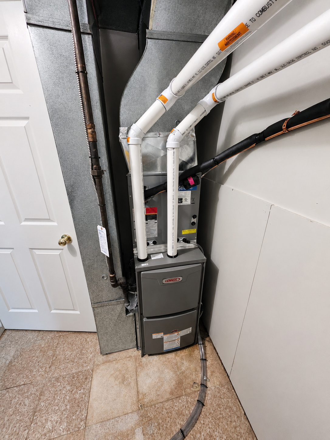 HVAC BOSS service van at GTA home